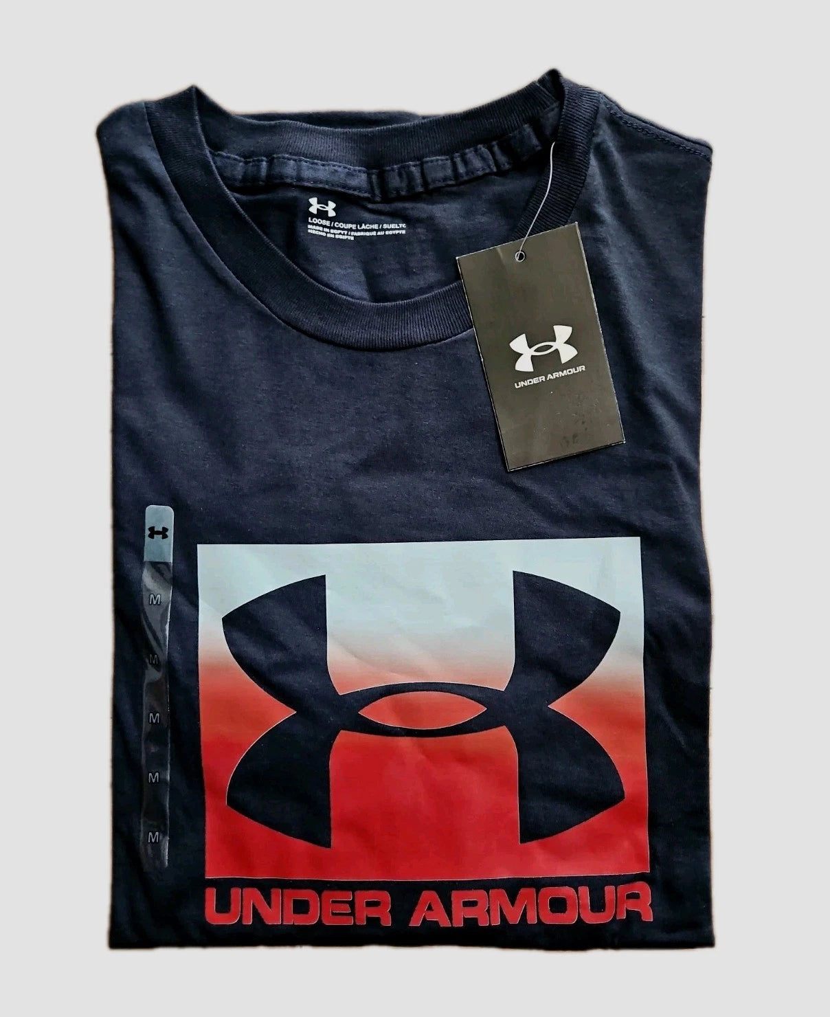 Under Armour Men's T-Shirt Short Sleeve Athletic UA Logo Graphic Cotton Shirt Md