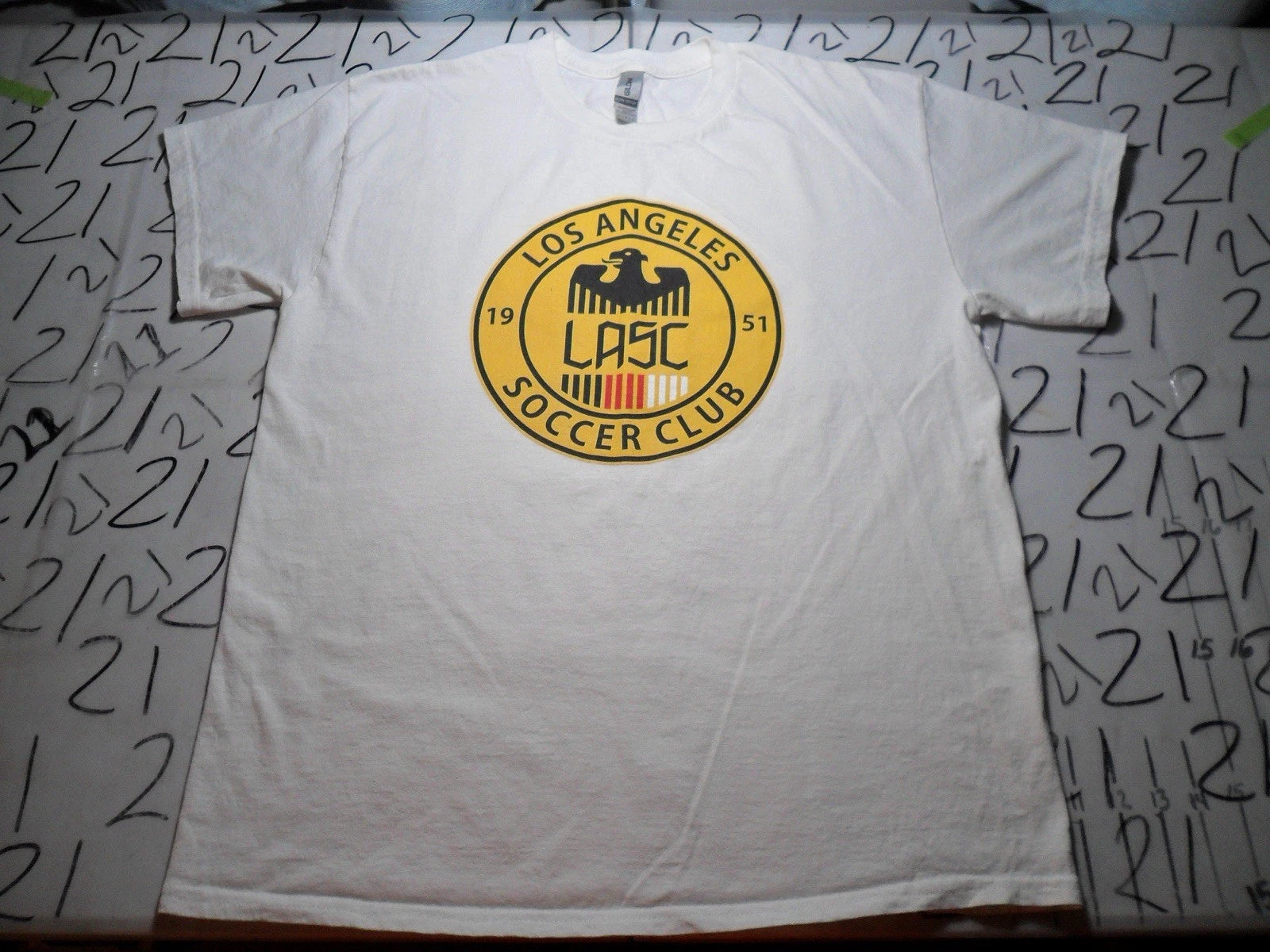 Large Los Angeles Soccer Club 1951 LASC Shirt