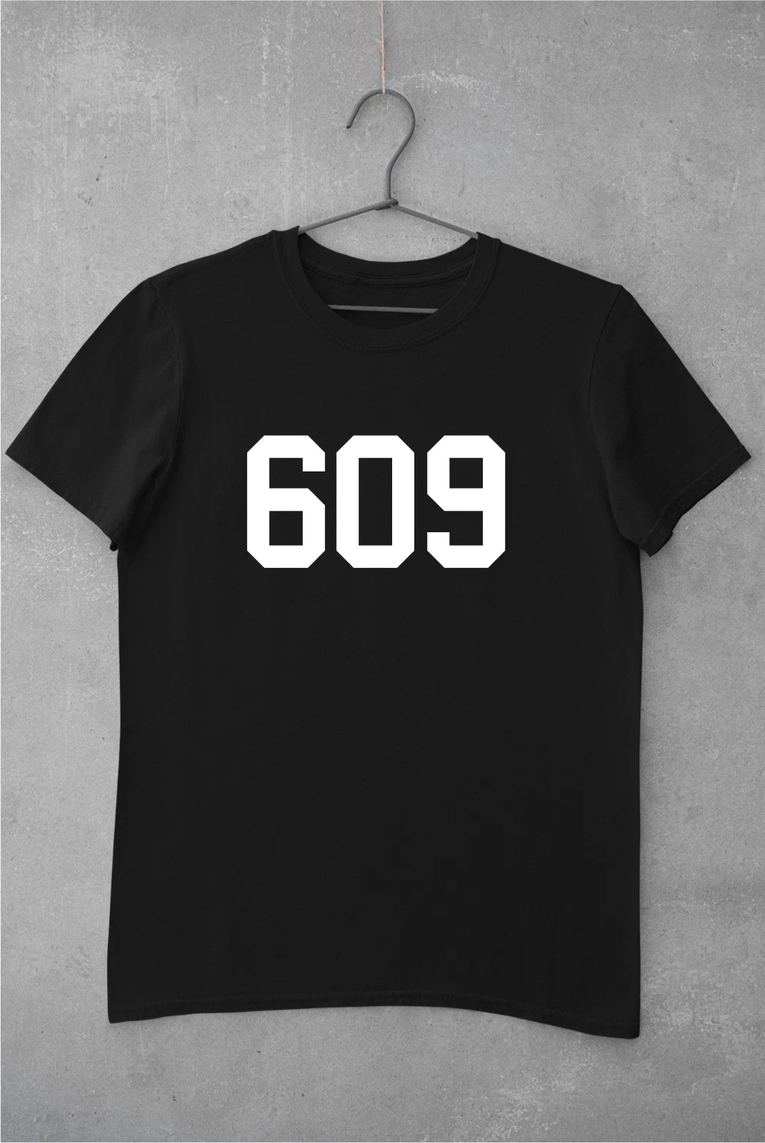 New Jersey Shirt, 609 Area Code, Trenton, Atlantic City, Pleasantville, NJ