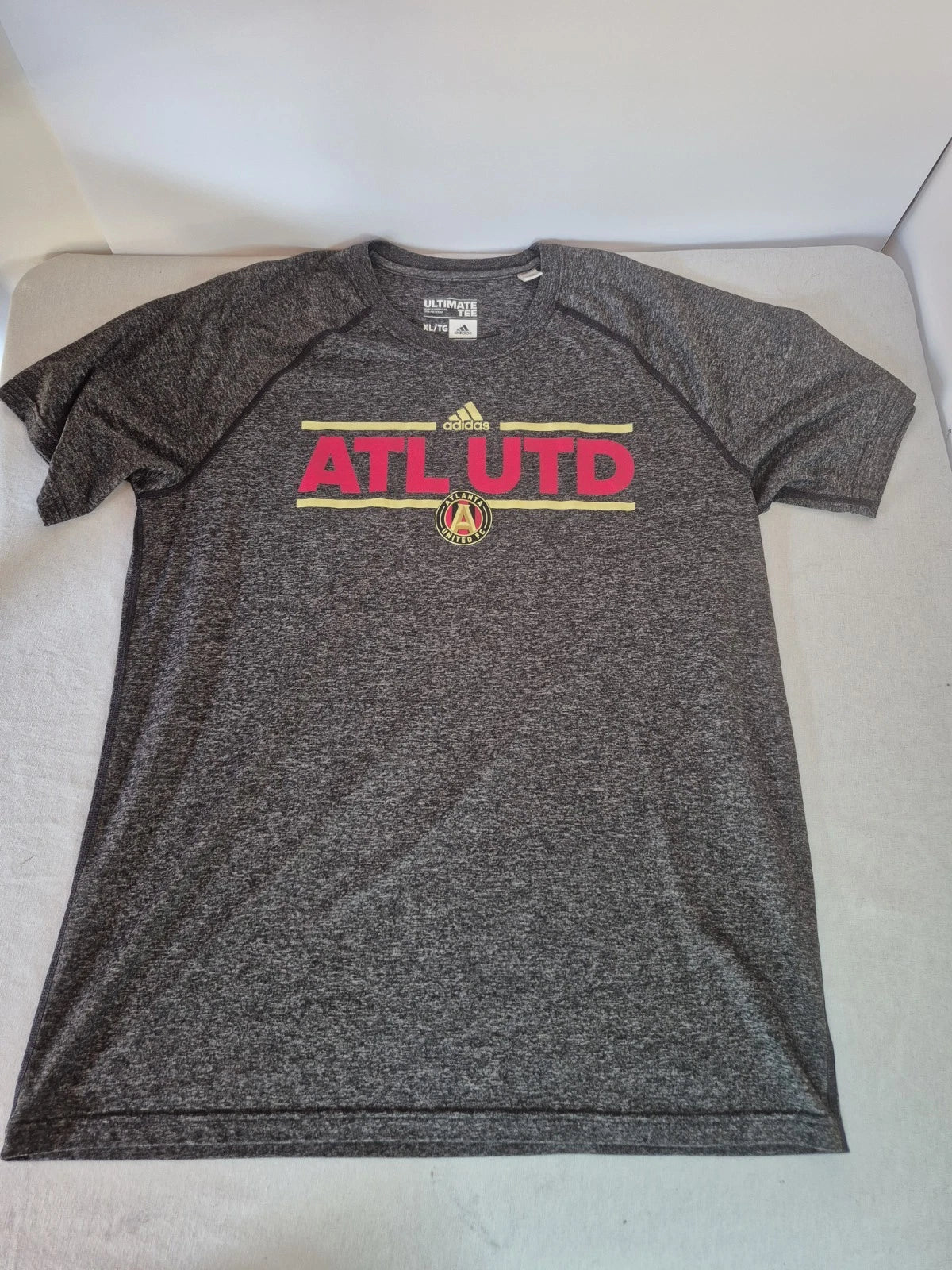 ATLANTA UNITED Adidas T-Shirt Gray ATL UTD Soccer / Football MLS Men XL