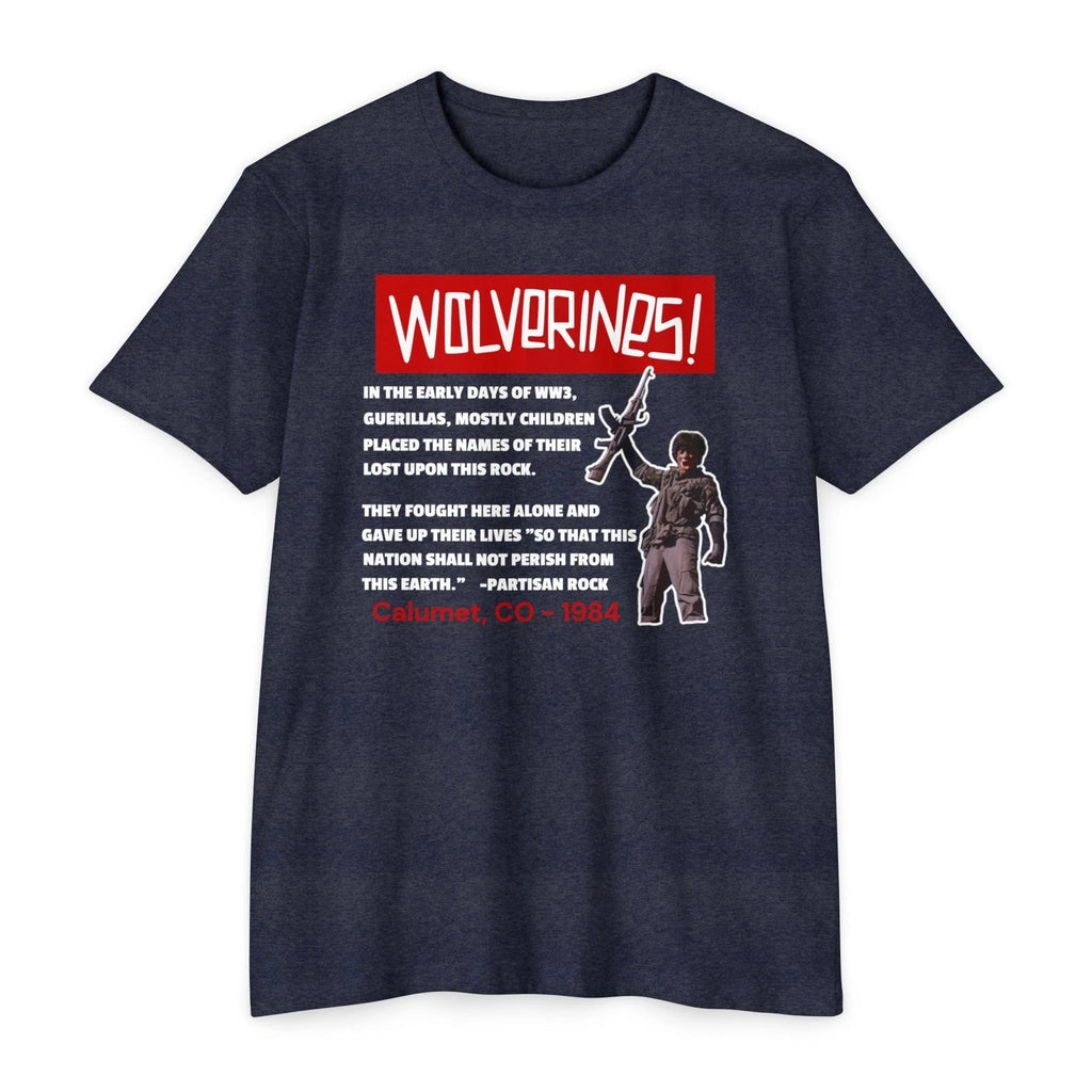 Wolverines Red Dawn Partisan Rock T Shirt, Vintage Nostalgiat, 80s 90s Nostalgia