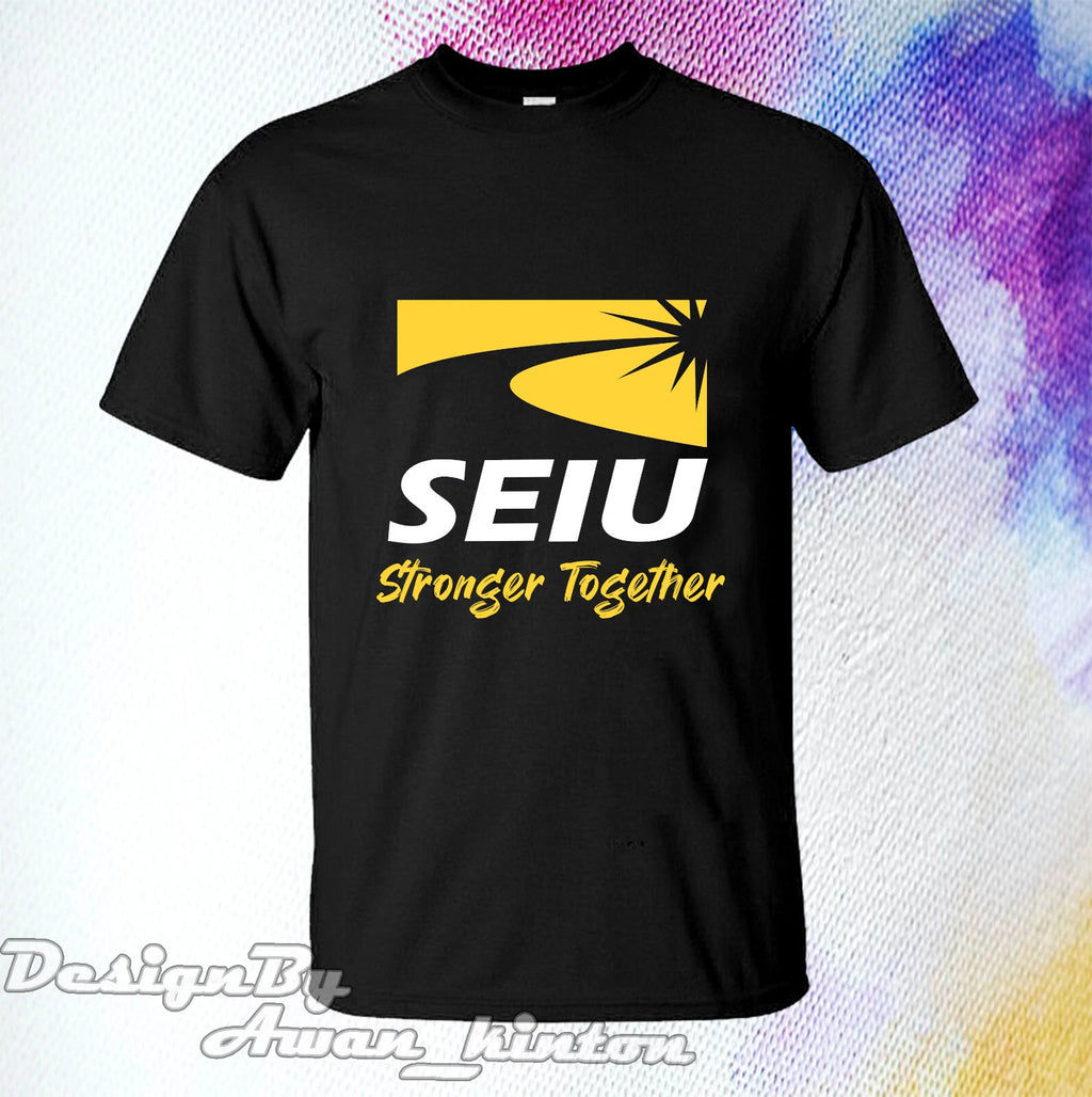 Unisex Tshirt Seiu Funny Logo Shirt Mens Clothing Made In Usa