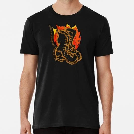 Boots Size S to 5XL Made in the USA T-Shirt