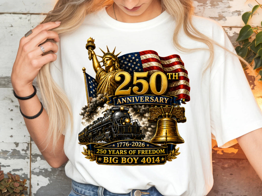Big Boy 4014 Train USA 250th Anniversary Shirt Patriotic American