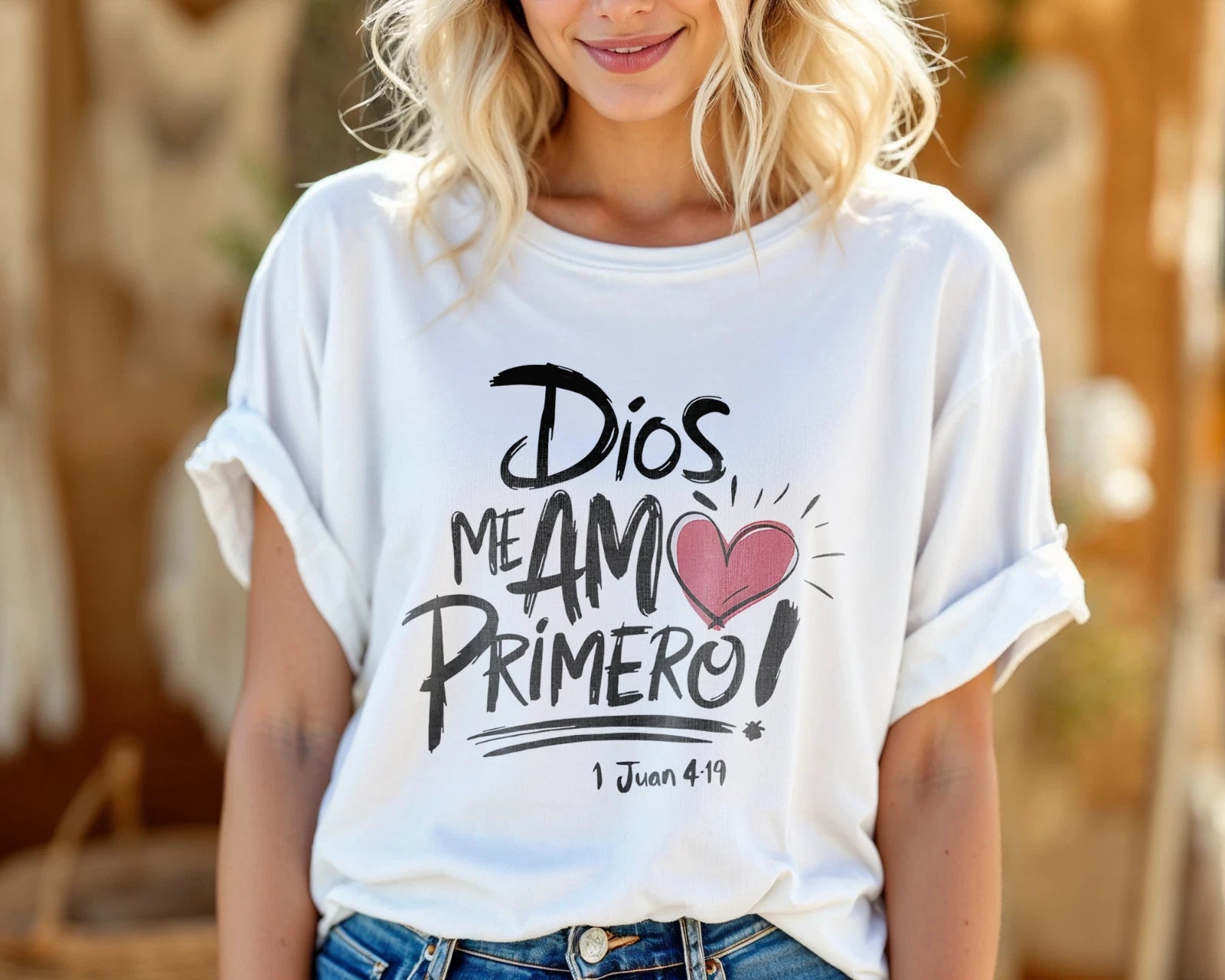 Dios Me Amo Primero Shirt – Spanish Christian T-Shirt, Faith Graphic Tee A376