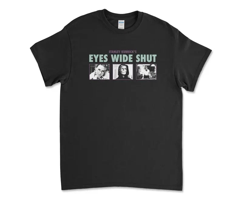 Eyes Wide Shut Stanley Kubrick Black T-Shirt Tee Shirt Movie Film Vintage Style