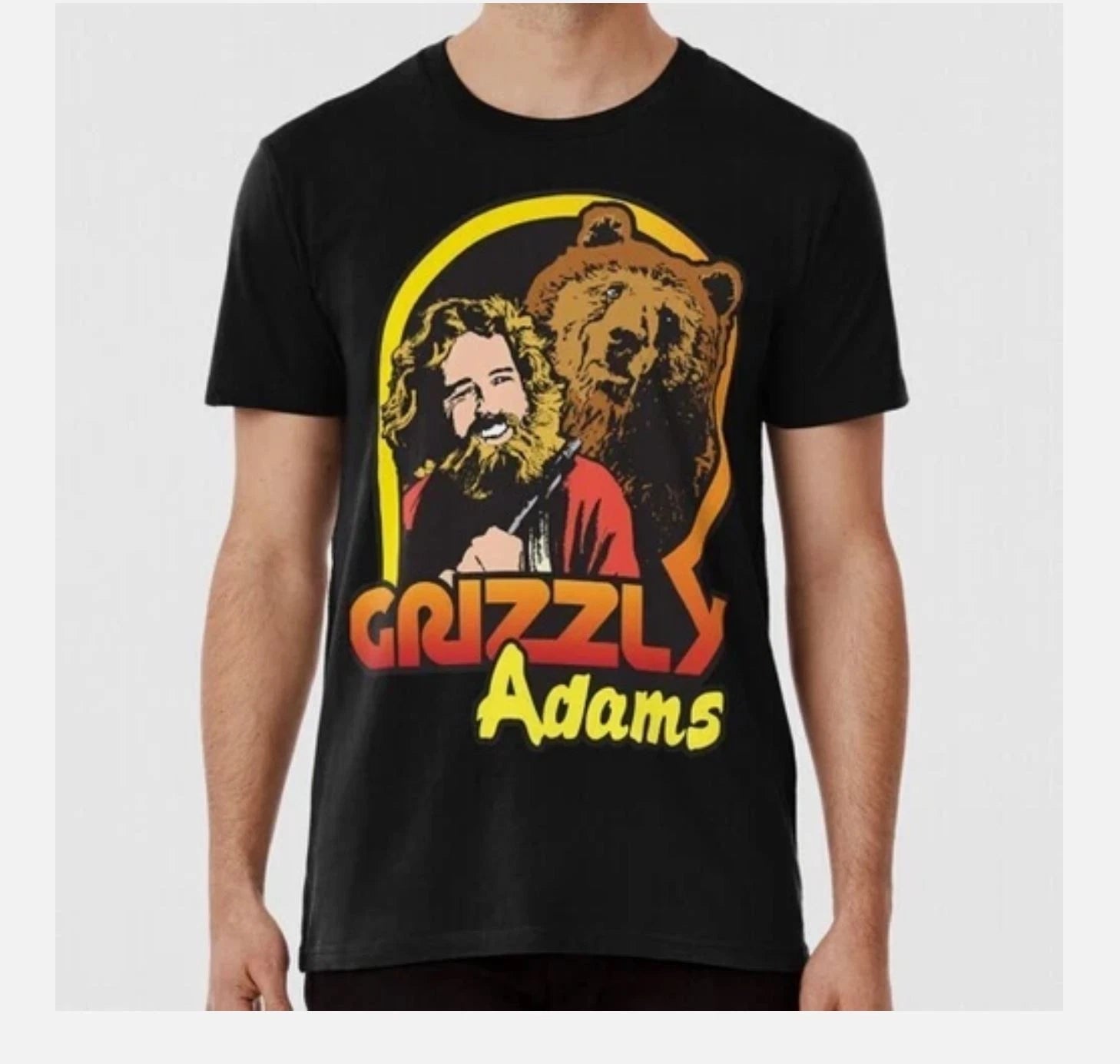 Grizzly Adams Size S to 5XL Made in the USA T-Shirt