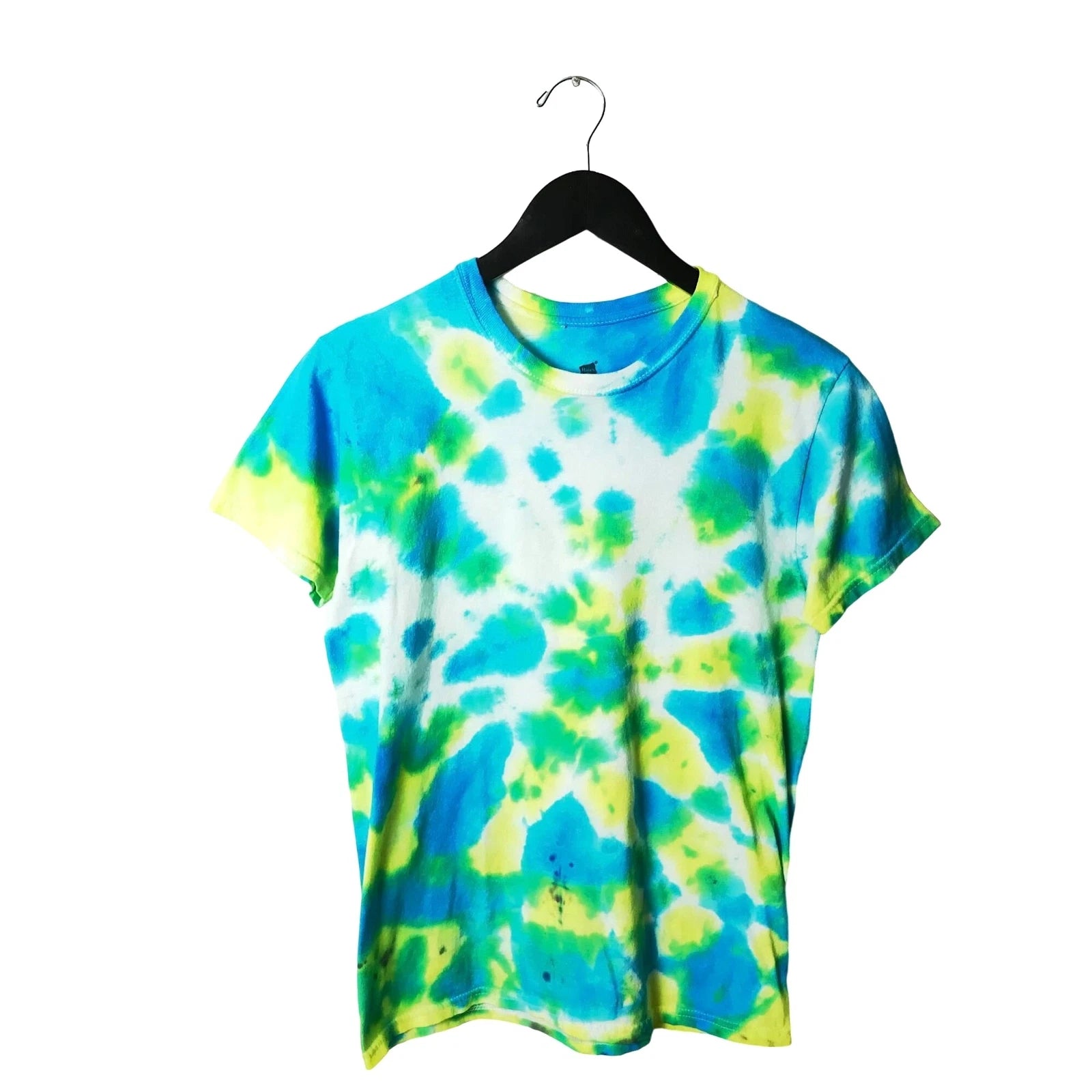 Hanes ComfortSoft Tie Dye T Shirt Adult Small Spiral Festival Tee Trendy Small S