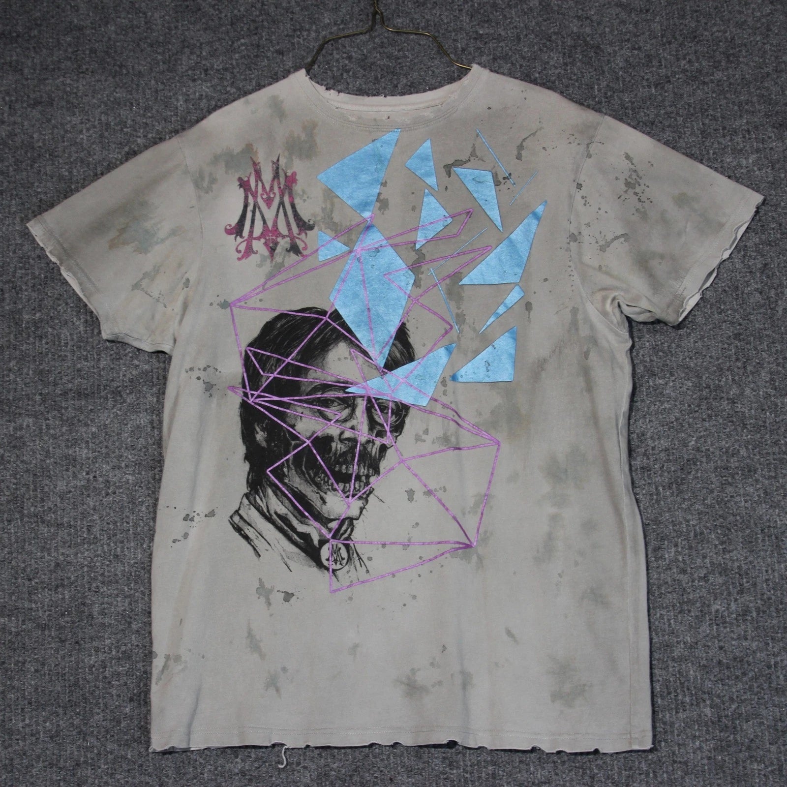 Malicious Manor Graphic Print T-Shirt M/M Medium Menswear Fashion Top