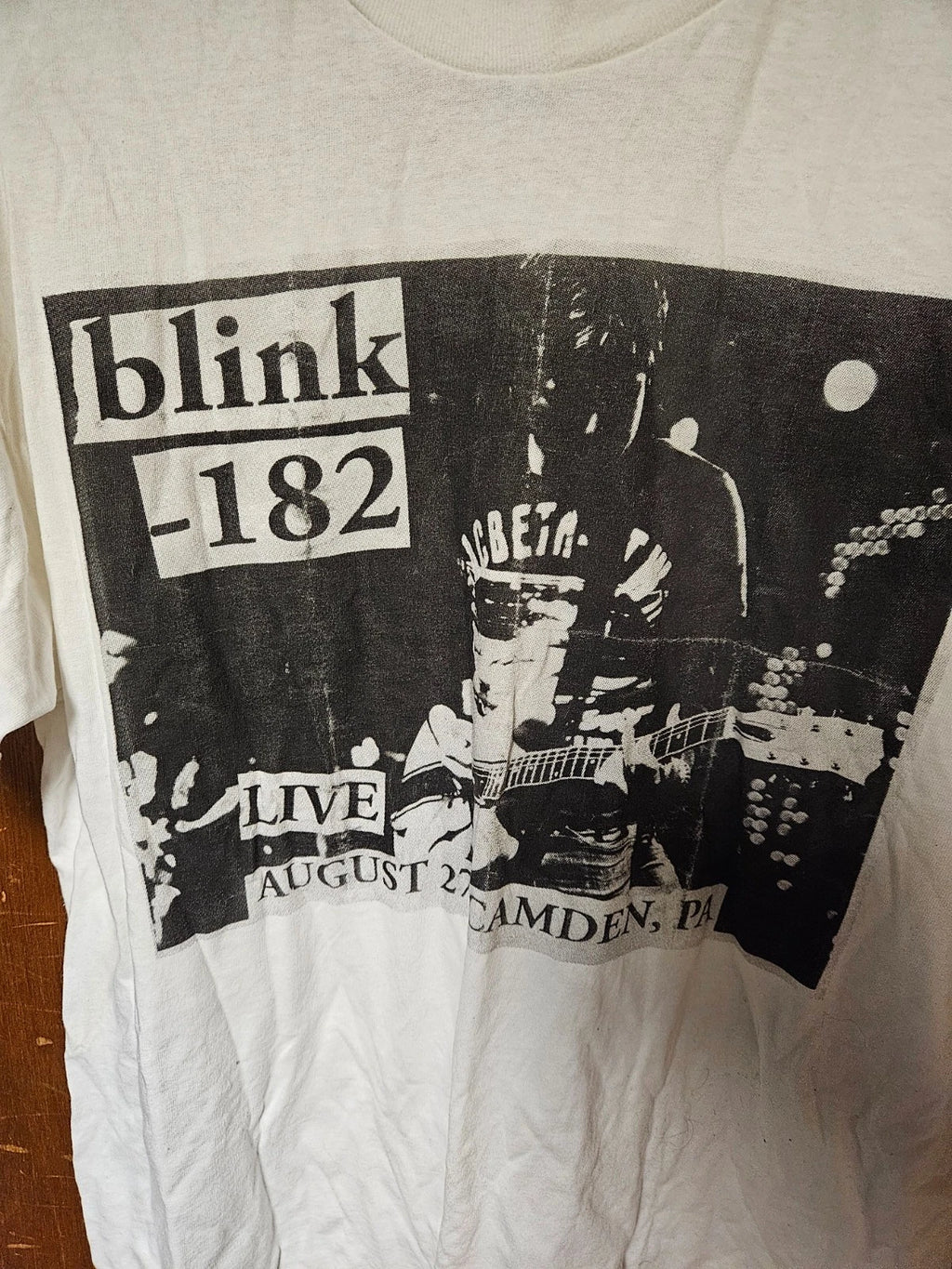 blink 182 August 27 2009 tour shirt Camden NJ PA  (MIsprint)  (Rare) XL