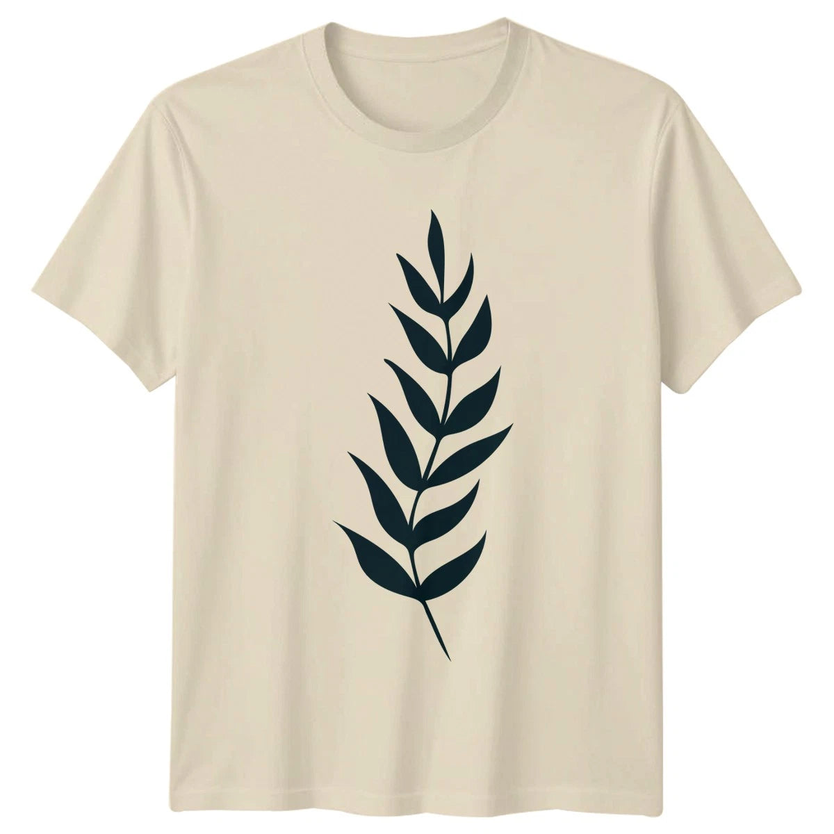 Minimalist Botanical Leaf Plant Stem T-Shirt Botanical Illustration Nature