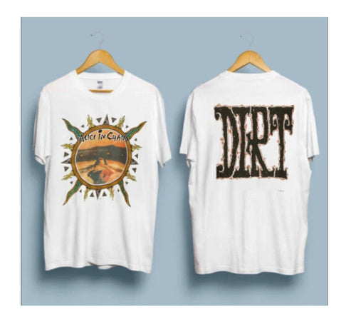 Alice in Chains 2 Side Dirt Vintage Band T-Shirt.