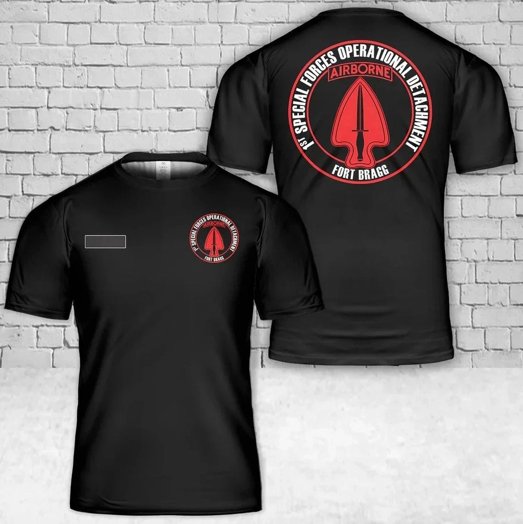Custom Name US Army 1st Special Forces Operational Detachment Delta 1st T-Shirt
