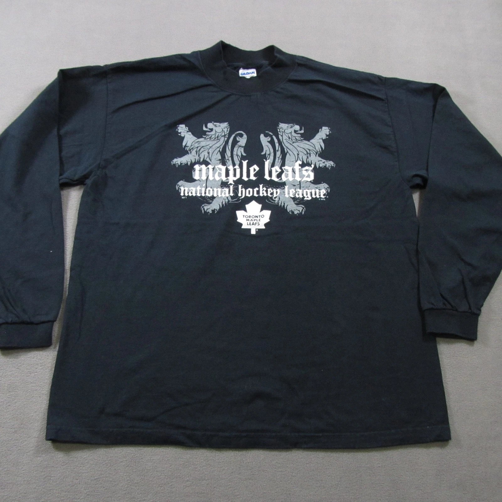 Toronto Maple Leafs National Hockey League Shirt Mens Extra Large Y2K Black