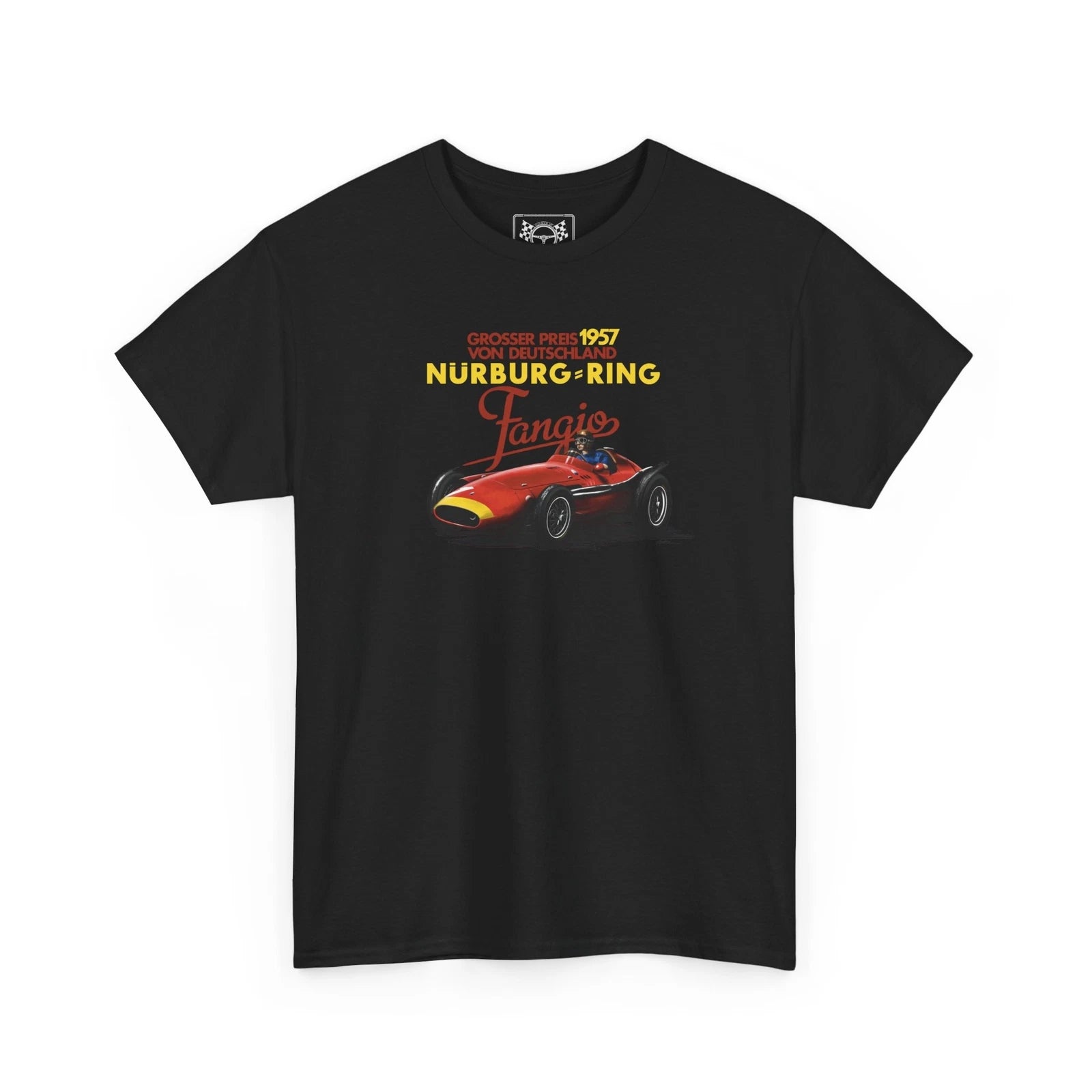 Juan Manuel Fangio T-Shirt - Nurburgring Formula Racing Tee - Race Fans Gift