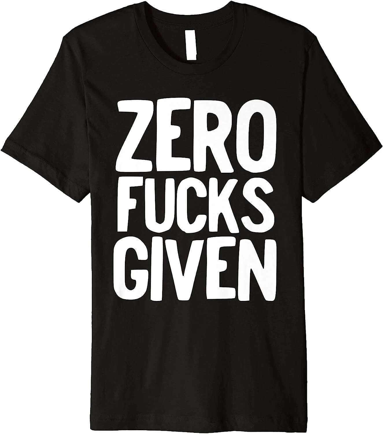 Zero F*cks Given Funny T shirt tee don't care