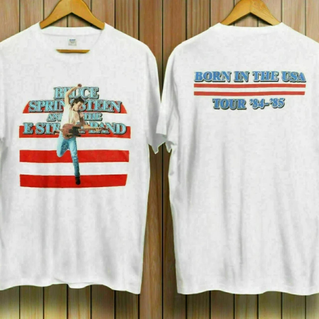 Vintage Rare Bruce Springsteen 80's Born In The Usa Tour 84-85 T Shirt