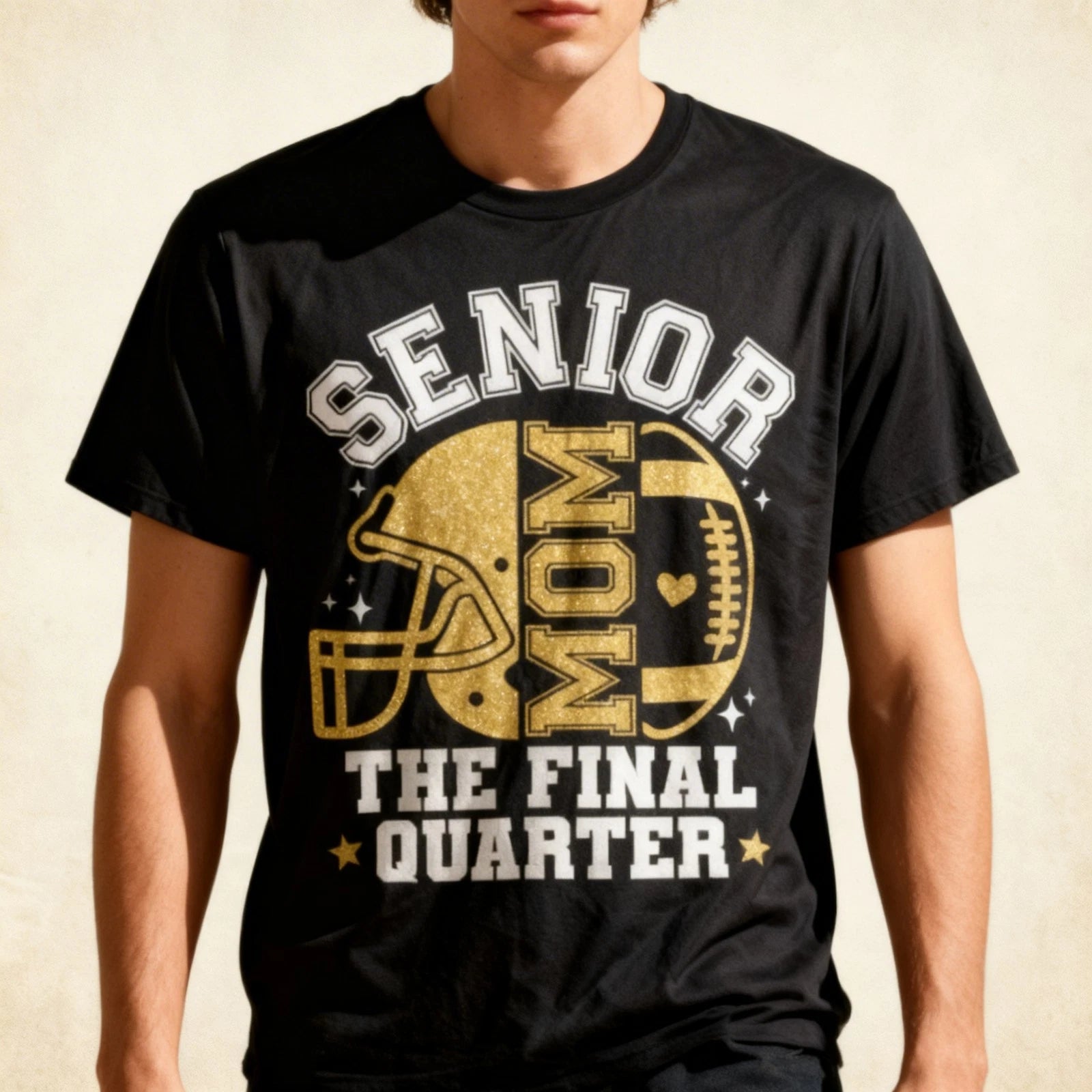 Football Senior Mom 2026 The Final Quarter T-Shirt