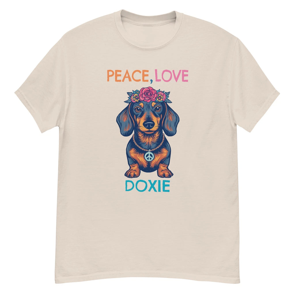 AMERICAN DACHSHUND TEES (Peace, Love2 Unisex Classic Tees)