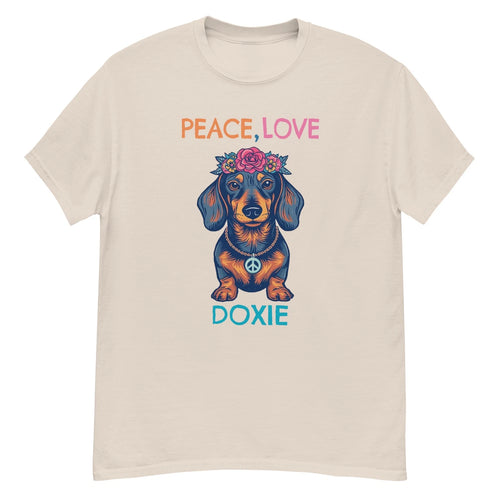 AMERICAN DACHSHUND TEES (Peace, Love2 Unisex Classic Tees)