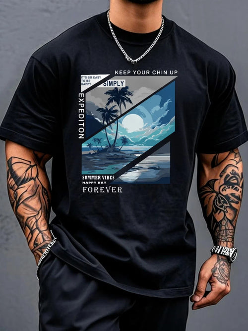 A Stylish And Adaptable T-Shirt for Men, Perfect for Trendy Events And Fashionab