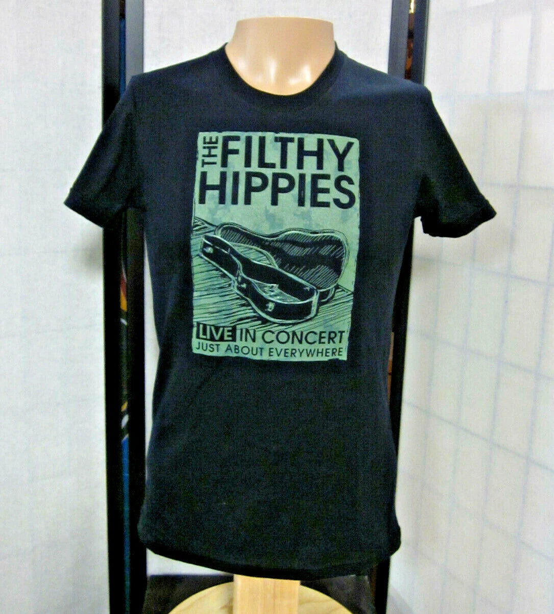 FILTHY HIPPIES sarcasm lrg tee Live in Concert Just about Everywhere humor tee