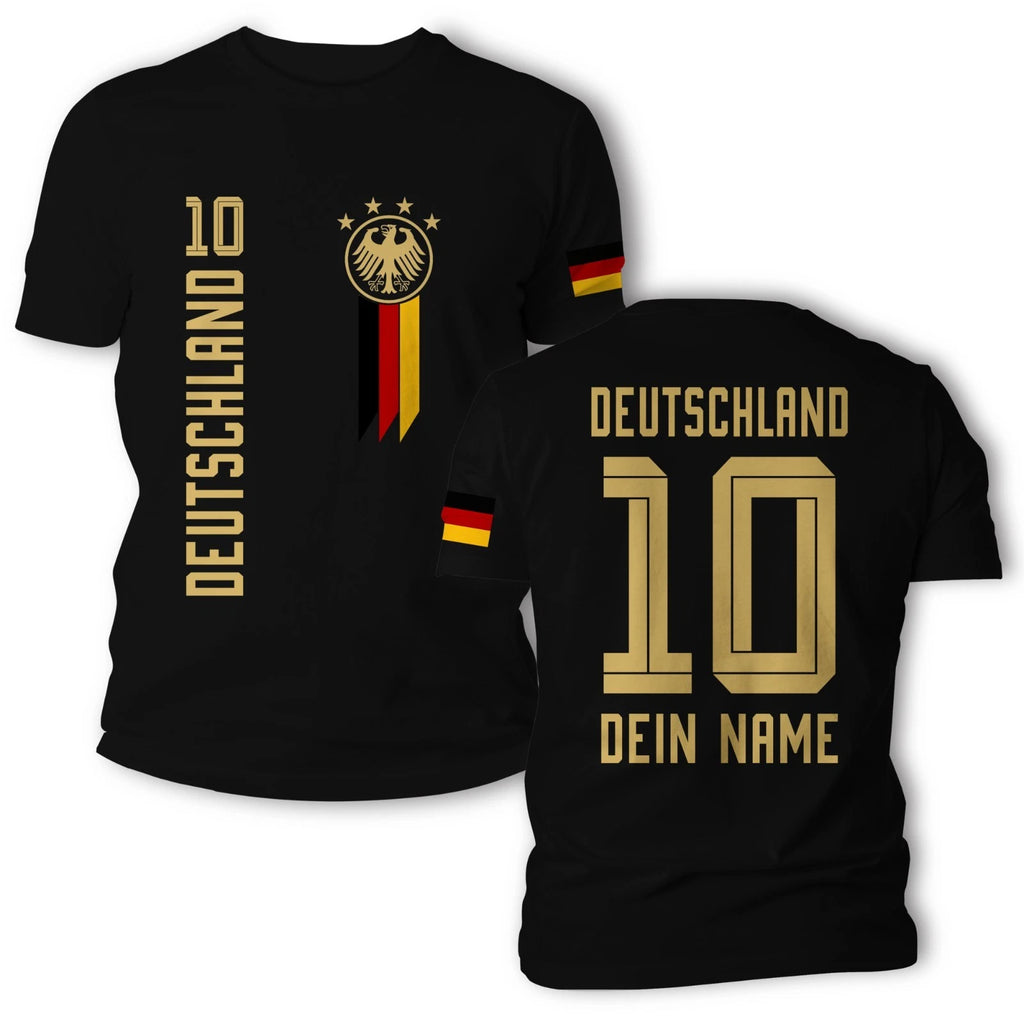 Germany Jersey T-Shirt Adults & Kids World Cup 2026 Gold Classy Fan Gift