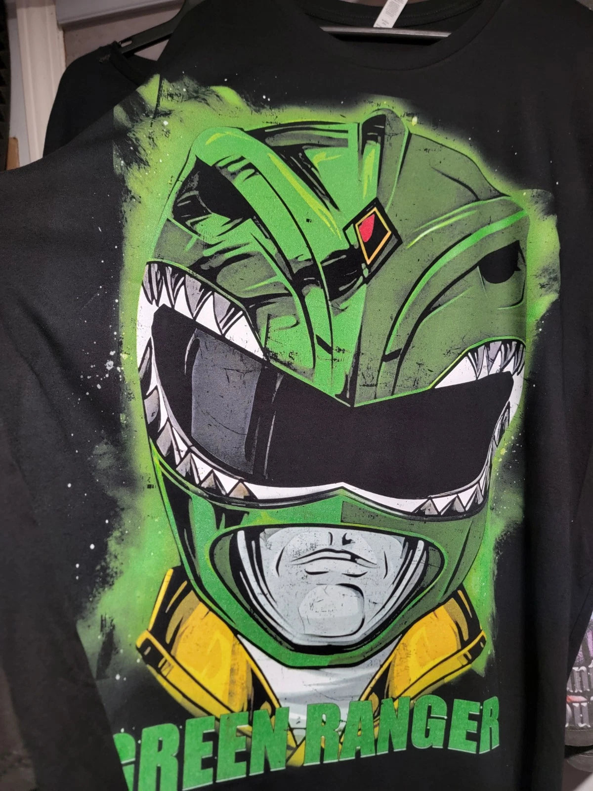 GREEN RANGER ON A SHAKA HEAVYWEIGHT GARMET DYED T SHIRT "MODERN"