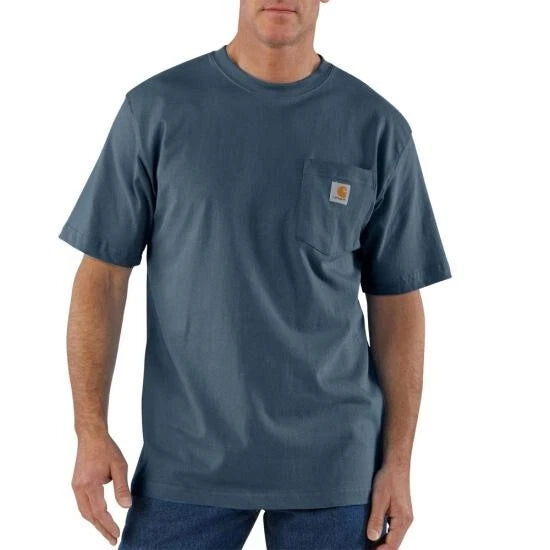 Carhartt Men's K87 Loose Fit Workwear Short Sleeve-Tshirt-15 color opts-Buy more