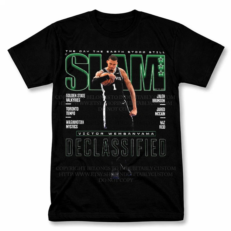 Victor Wembanyama Wemby Graphic T Shirt Vintage Basketball Tee