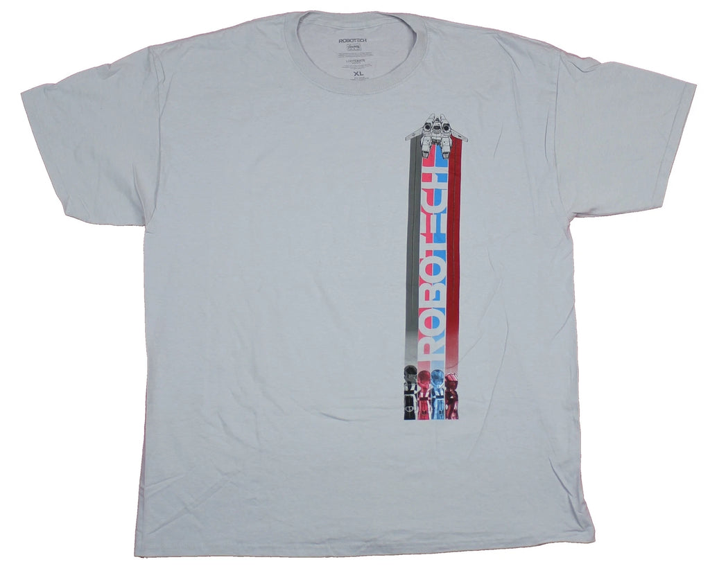 Robotech Mens T-Shirt- Team Stripe Jet Side Logo