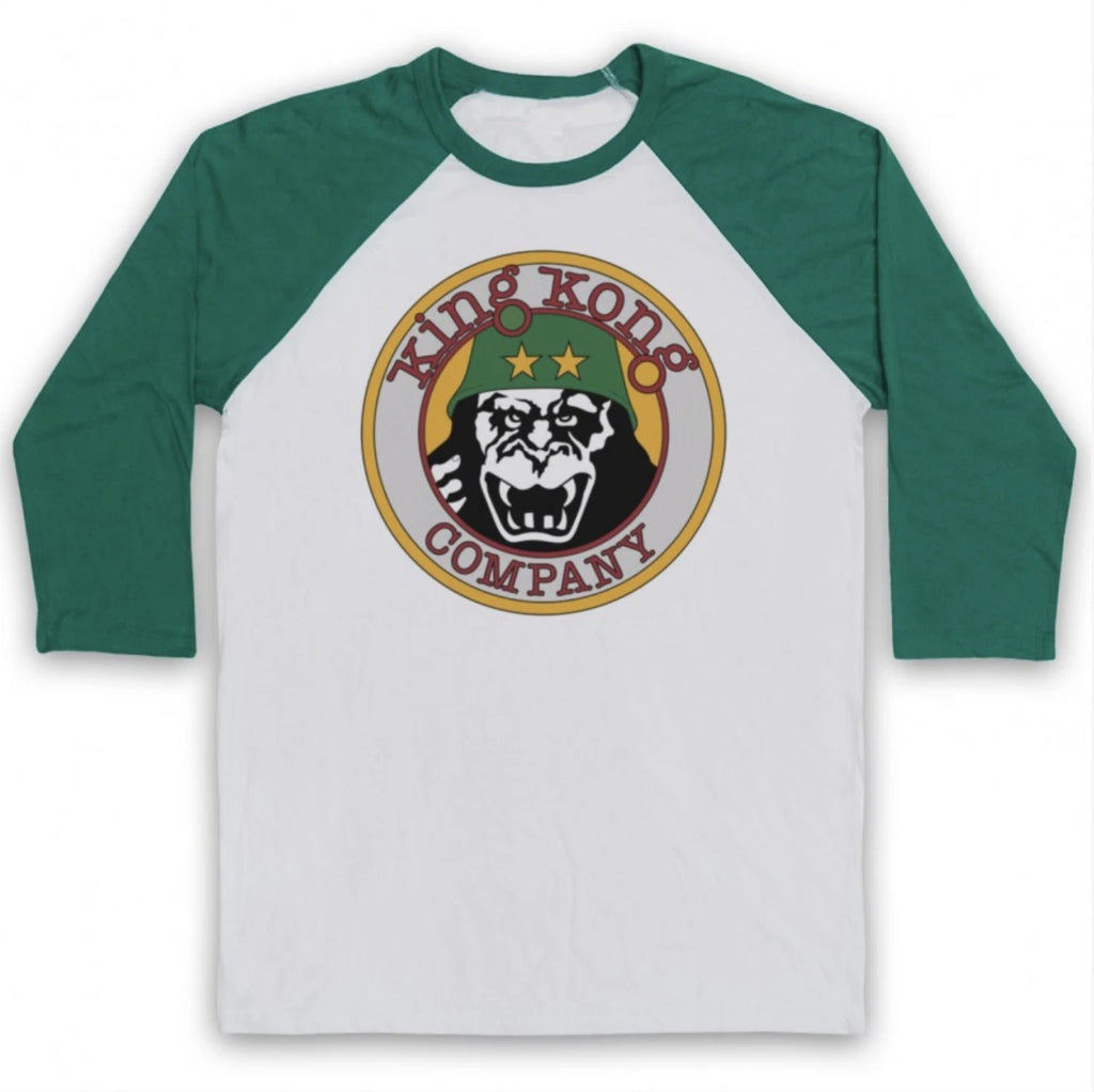 KING KONG CO UNOFFICIAL TAXI DRIVER DE NIRO FILM LOGO 3/4 SLEEVE BASEBALL TEE