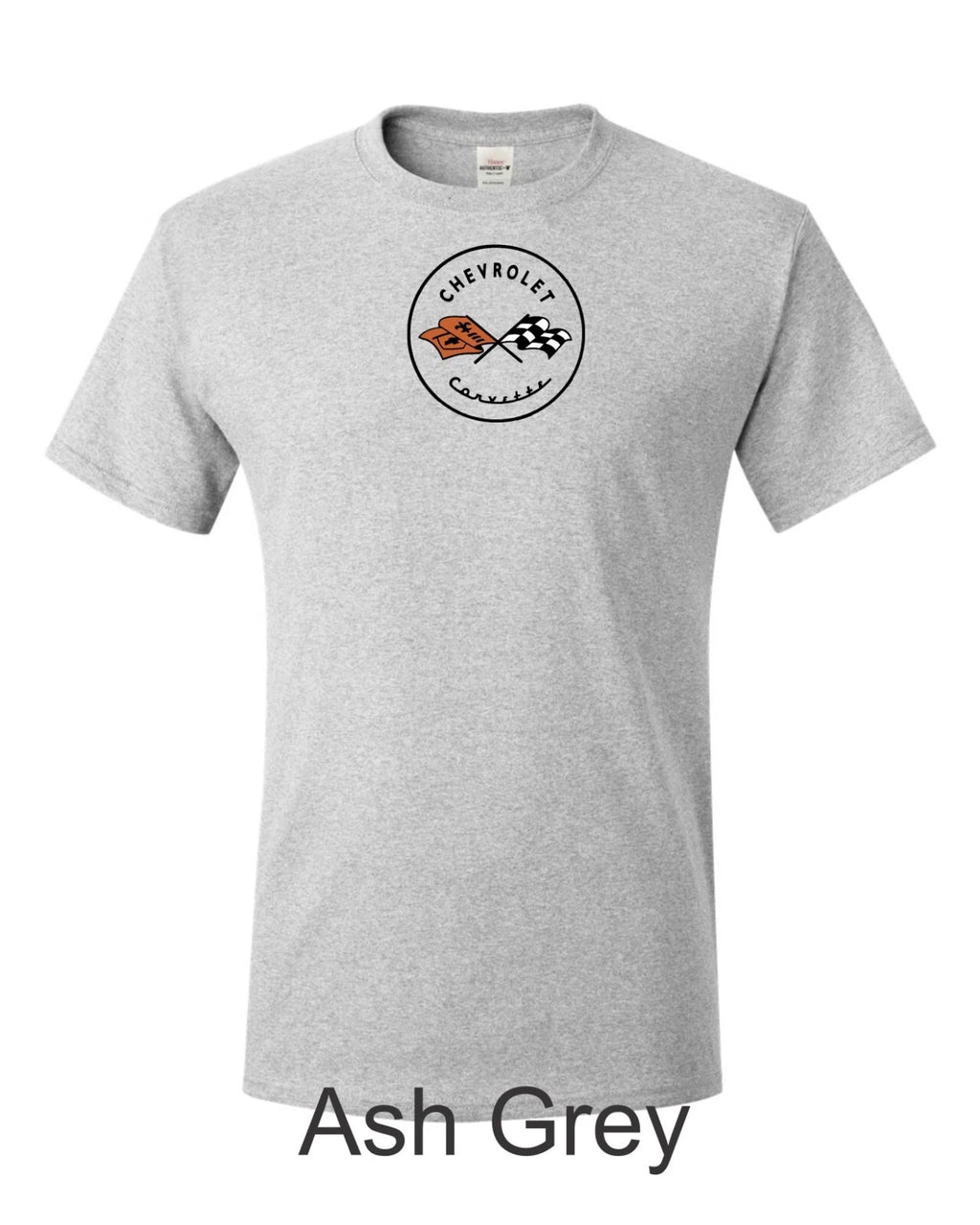 Color C1 Corvette emblem Printed on Men's Shirt.  FREE SHIPPING !!!