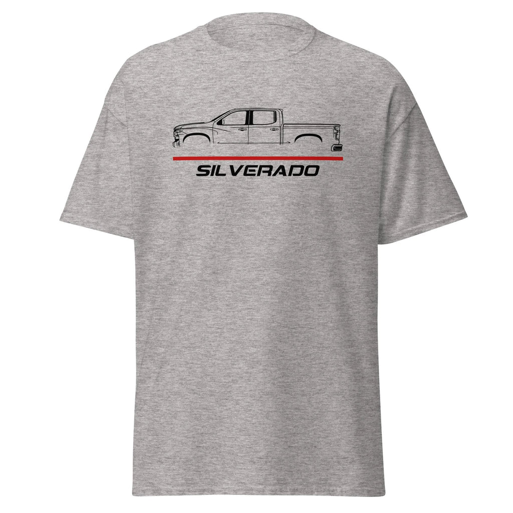 Silverado 2019 Modern Crew Cab Custom Truck Stance Graphic T-Shirt Gift