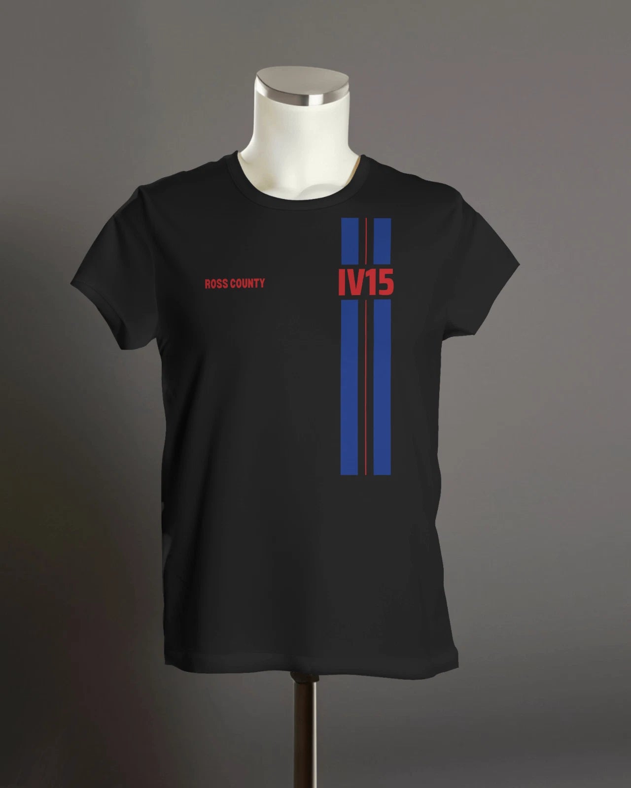 ROSS COUNTY IV15 T Shirt | Victoria Park | Ross County Fan | Org Unisex | Stripe