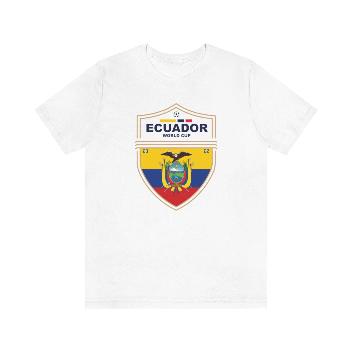 Ecuador World Cup 2022 Shirt, Ecuador Soccer Jersey Shirt