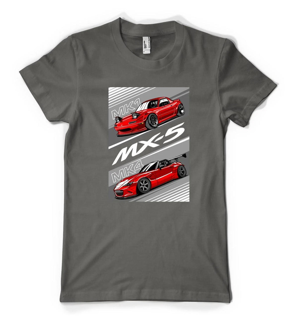 BNWT MX5 Japanese Sports Car Custom Classic Personalised Unisex Adults T Shirt