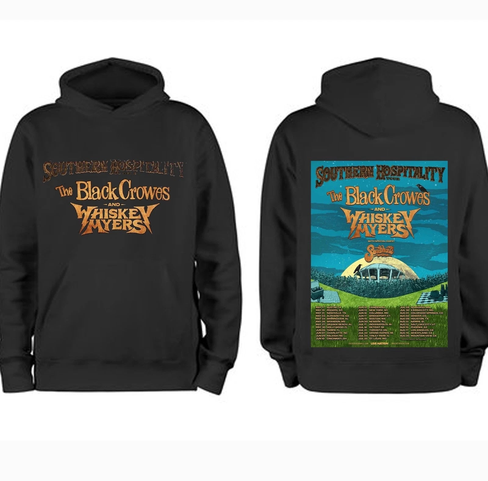 The Black Crowes Hospitality Tour 2026 North America T shirt Or Hoodie