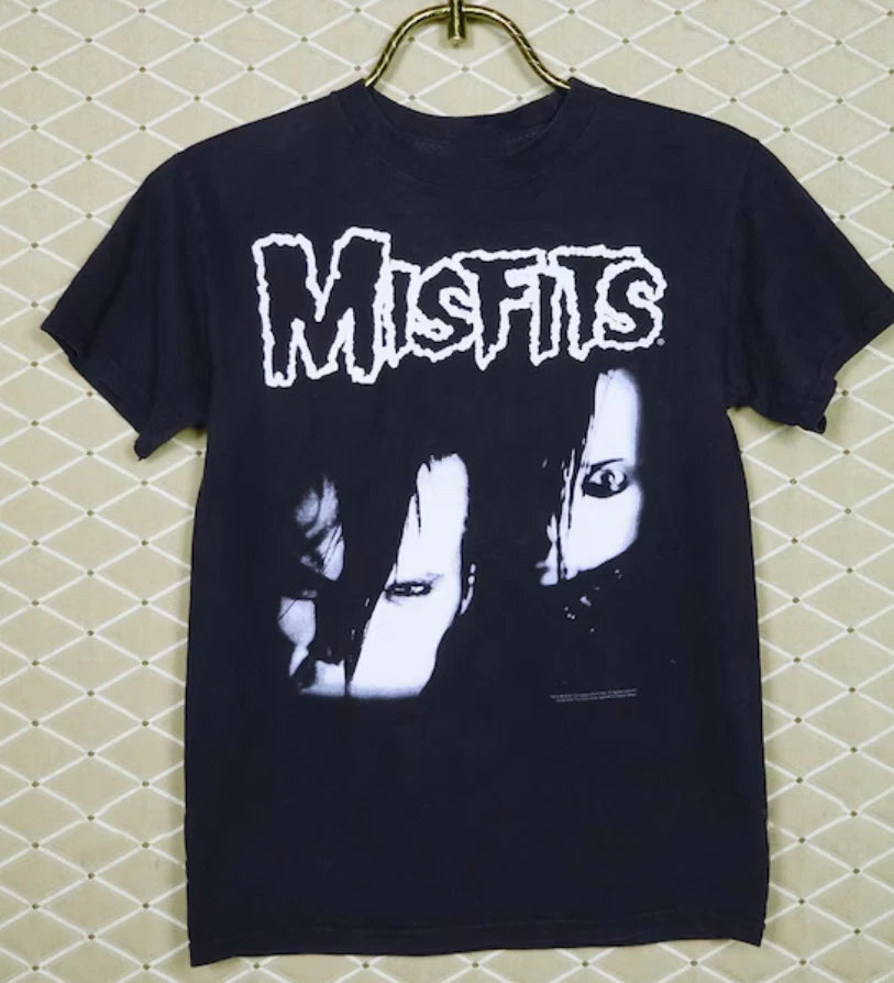 2002 Misfits Vintage T-Shirt Rare Big Print Punk Tee Danzig Ramones