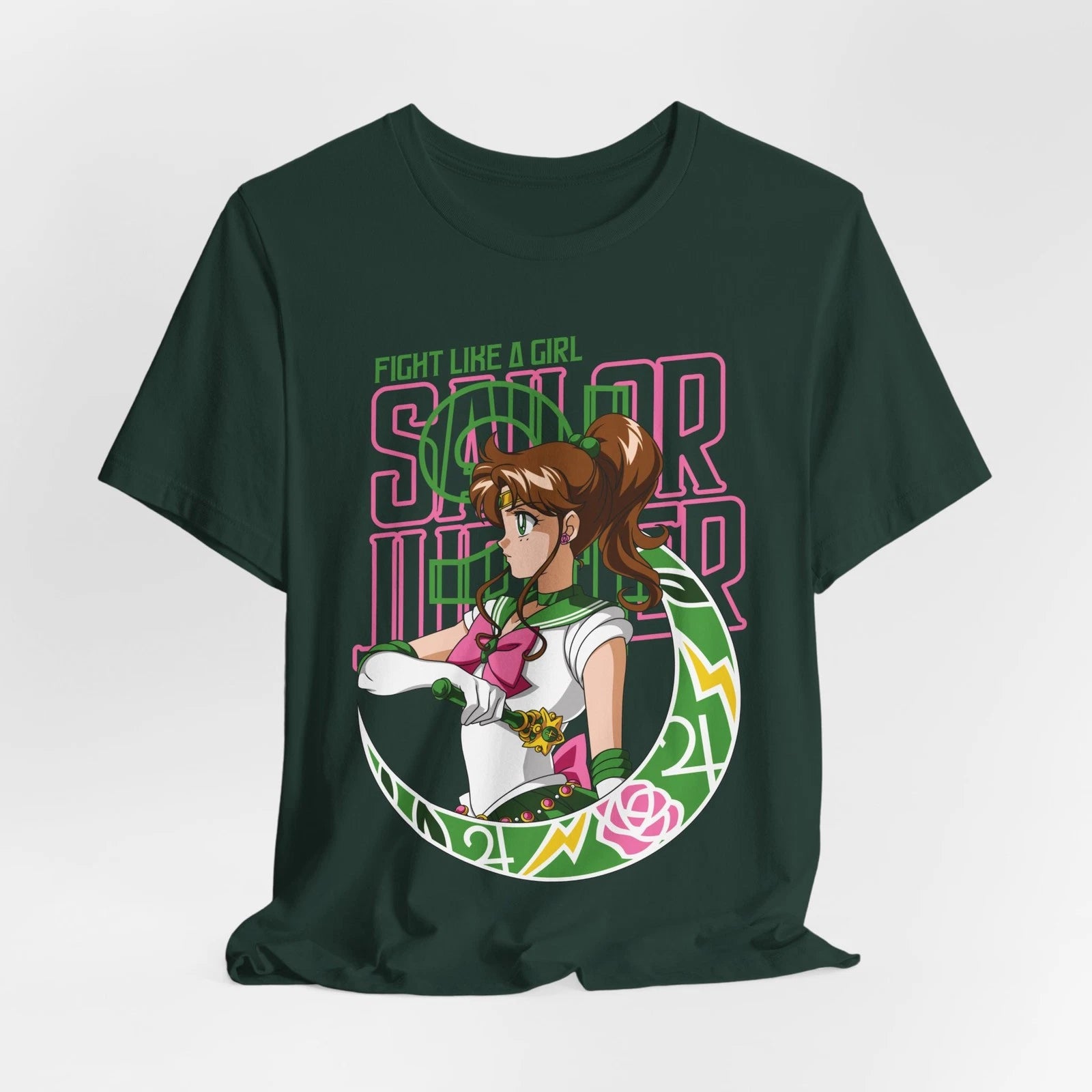 Sailor Jupiter illustration T-Shirt | Fight Like a Girl graphic tee