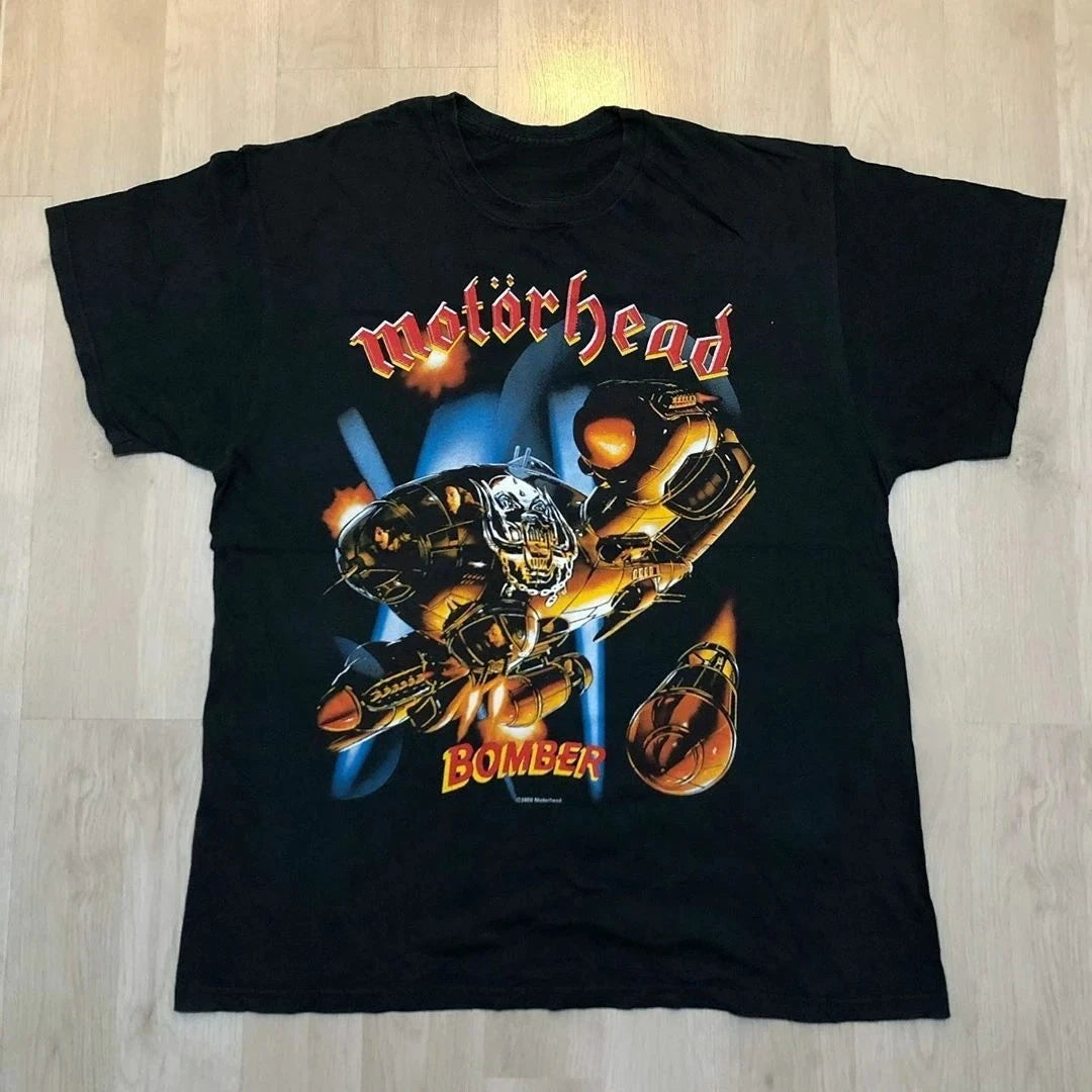 Motorhead Cotton Black T-Shirt – Iconic Heavy Metal Band Rock Punk Style