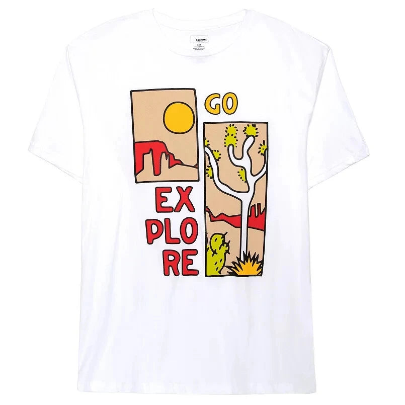 SONOMA Men's  EXPLORE OUTDOORS T-SHIRT - Big & Tall 2XB Graphic Tee NWT