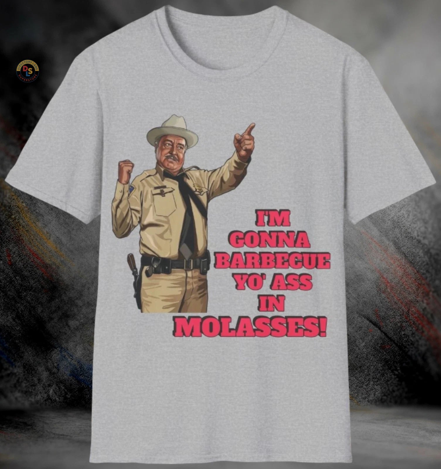 Buford T. Justice Barbecue Molasses Smokey & the Bandit T-Shirt | Softstyle Tee