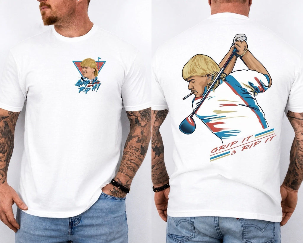 John Daly Golf Of America 4th Of July 250 Y T-shirt, Grip It And Rip It Golf Tee