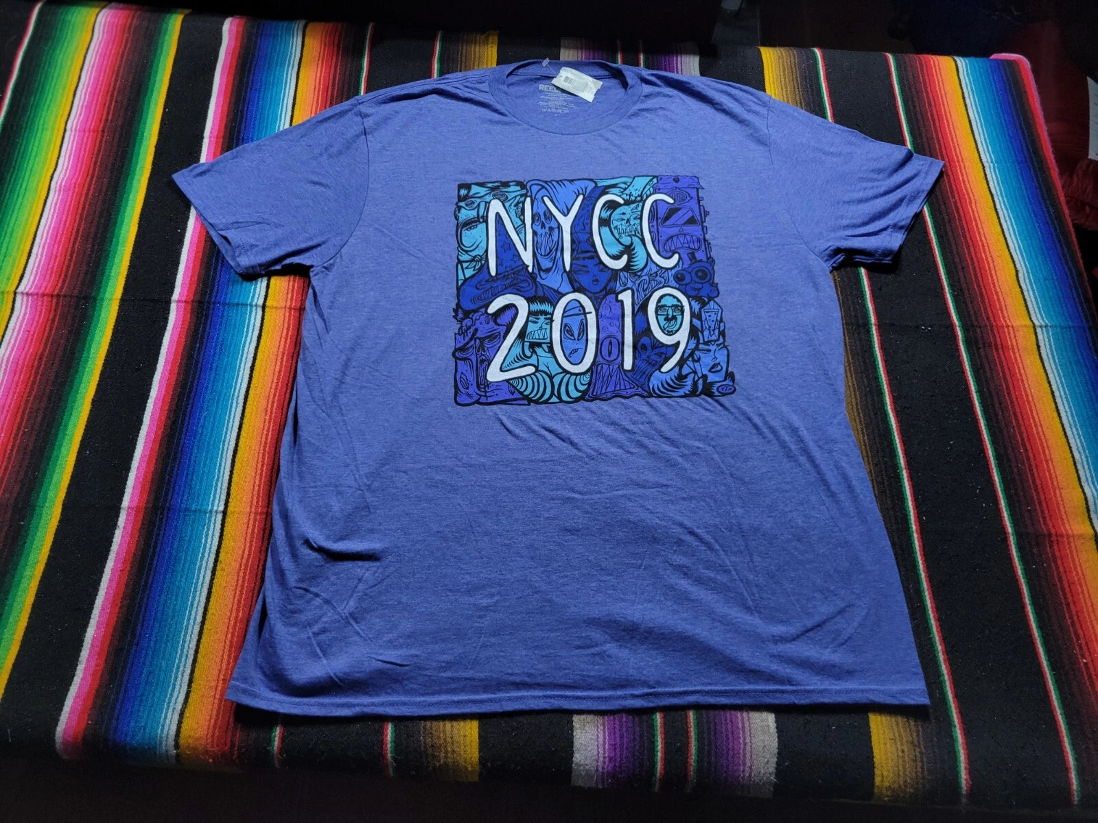 New York Comic Con NYCC 2019 Exclusive T-Shirt Size XL 22.5x30