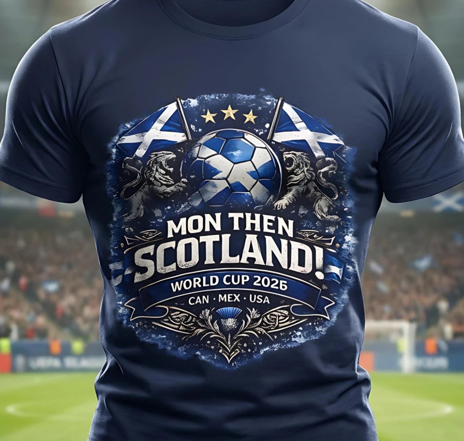 Mon Then Scotland 2026 World Cup Soccer Shirt Scottish Football Fan Tee Gift