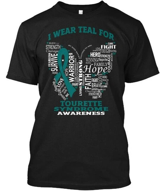 Tourette Syndrome Awareness T-Shirt Made in the USA Size S to 5XL