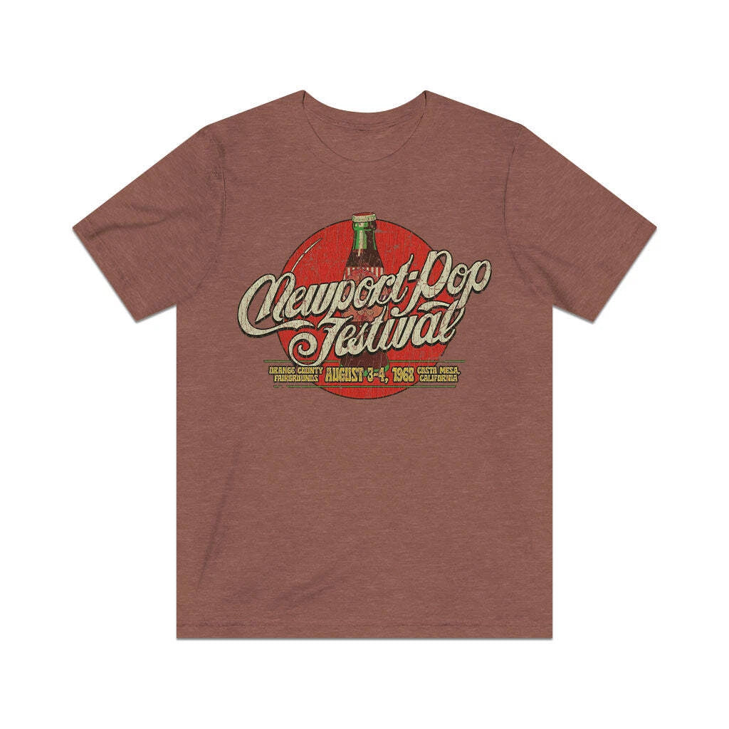 Newport Pop Festival 1968 Vintage Men's T-Shirt