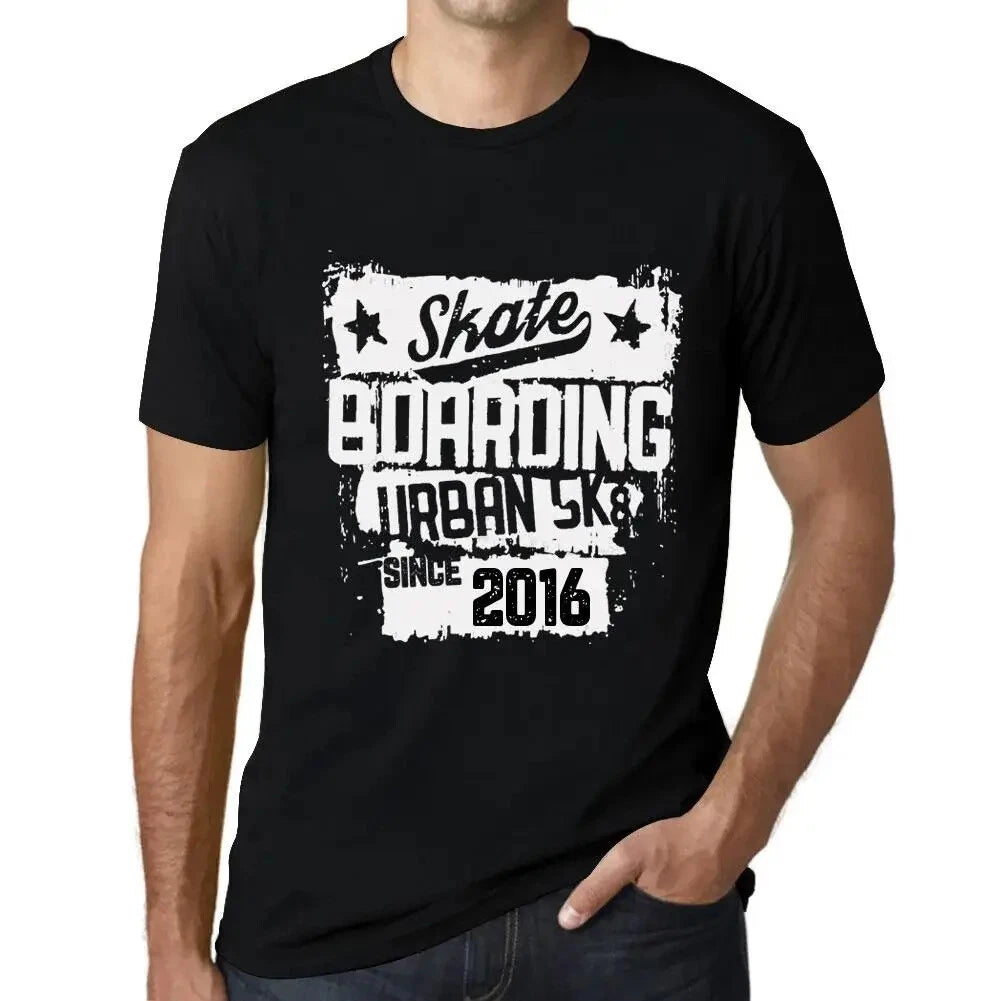 Men's Graphic T-Shirt Urban Skateboard Since 2016 - Urban Skateboard Since 2016