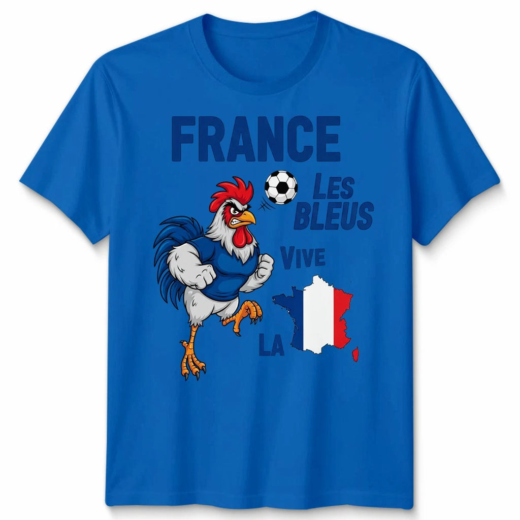 France Football Unisex T Shirt French Footy Fan Mens Womens Graphic Tee